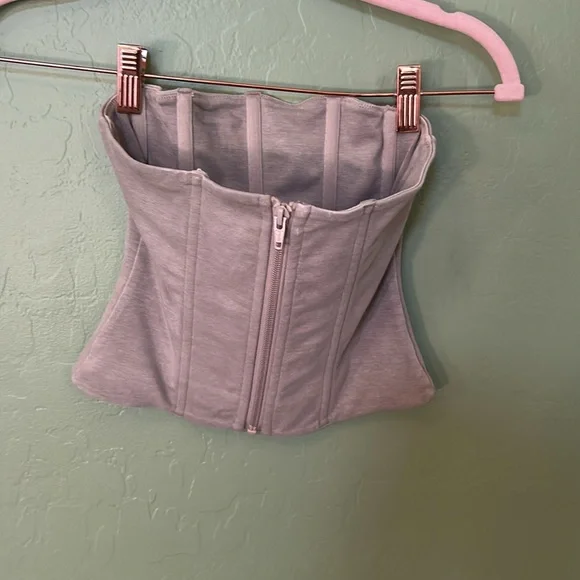 SKIMS Gray Corset Top - Picture 3 of 3